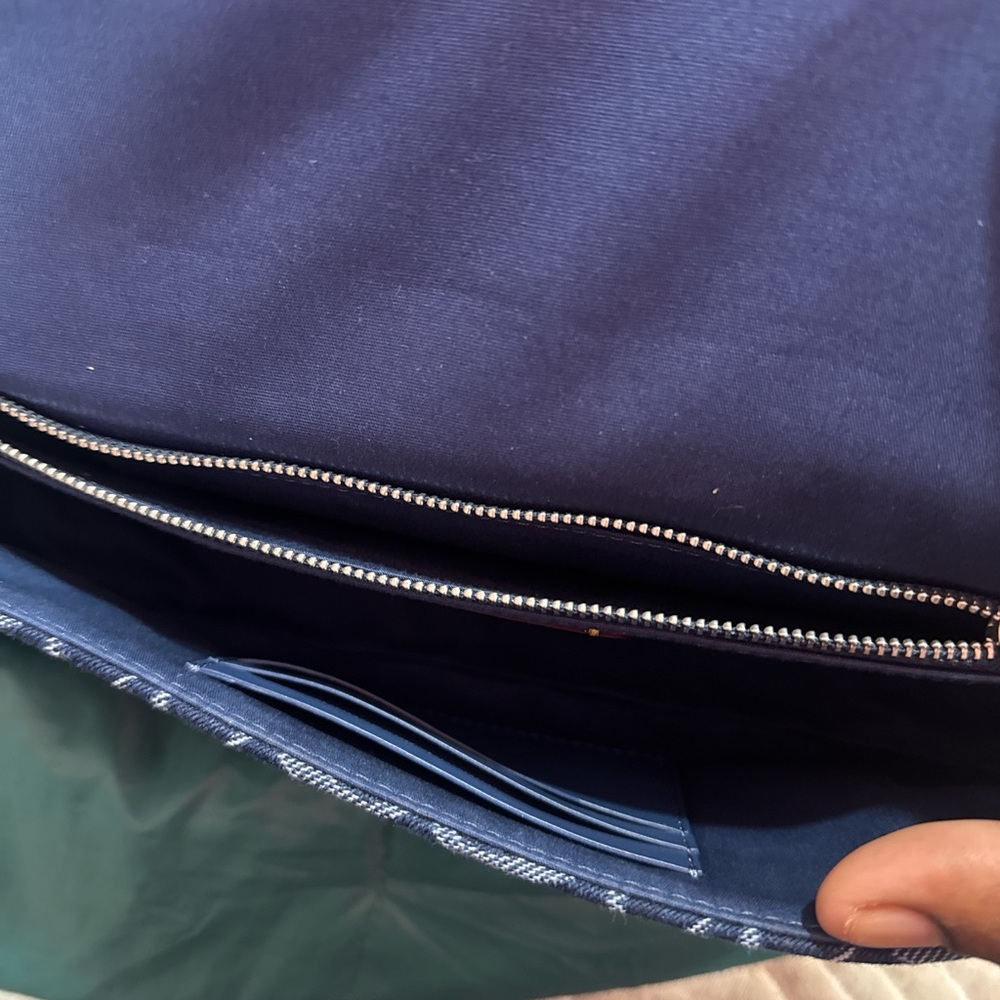 Coach Navy Pattern Shoulder Bag - image 4